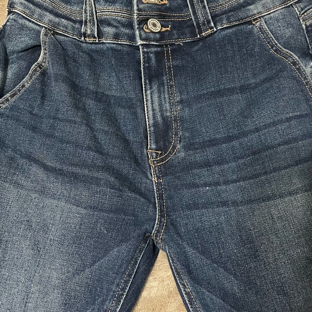 KanCan Women's Dark Blue Boot Cut Jeans